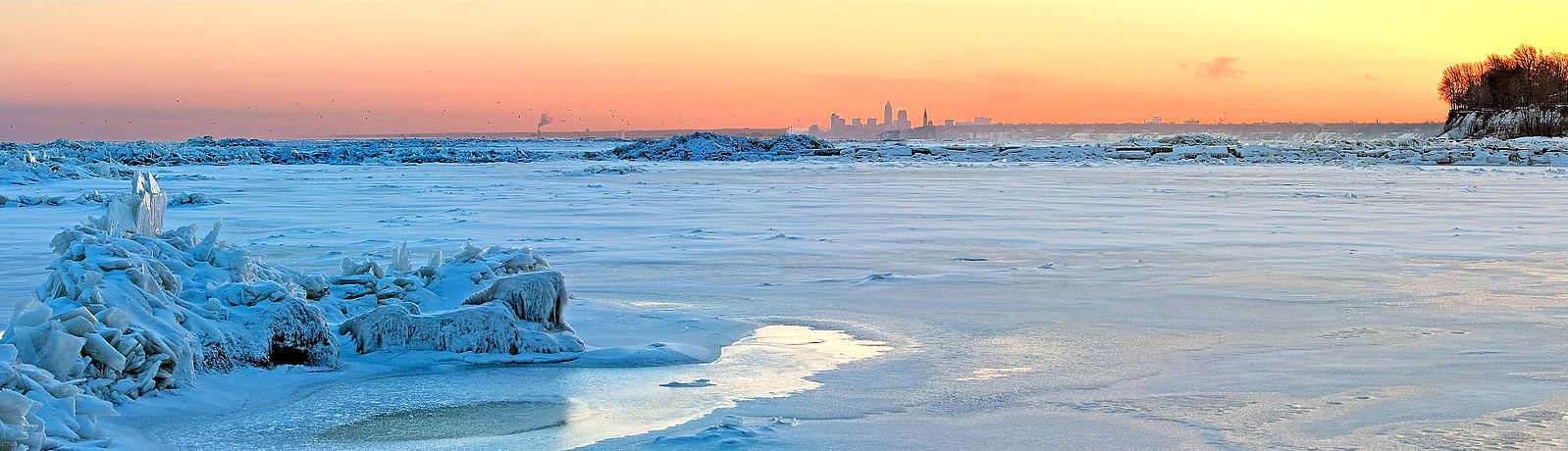 Ice on Lake Erie