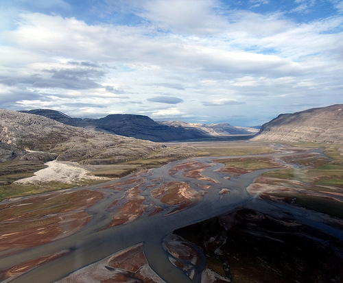 Flooding of the Mid-Borden Peninsula in Baffin Island