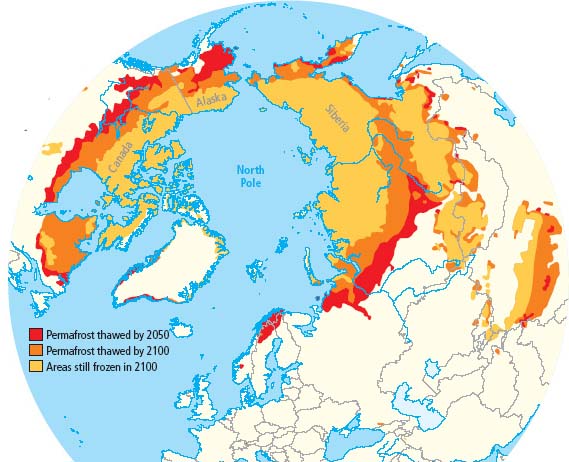 Future permafrost thaw across the circumpolar Arctic
