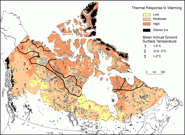 Thermal response to warming (GSC)