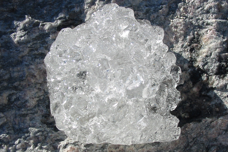 Siim Sepp, 2006 Utility knife on top of firn